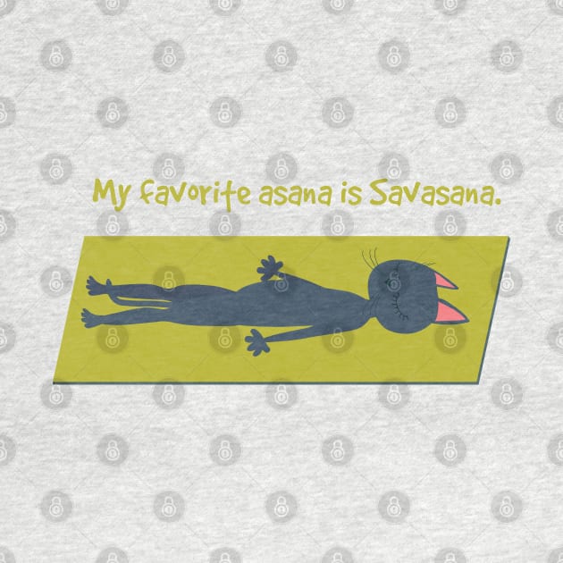 My favorite asana is Savasana by uncutcreations